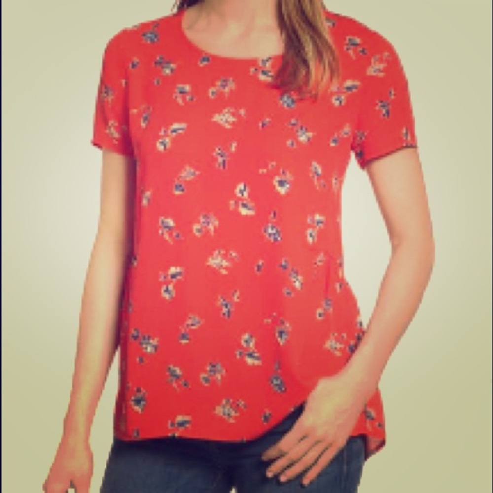 Pleione Ruffled Peplum-back Blouse